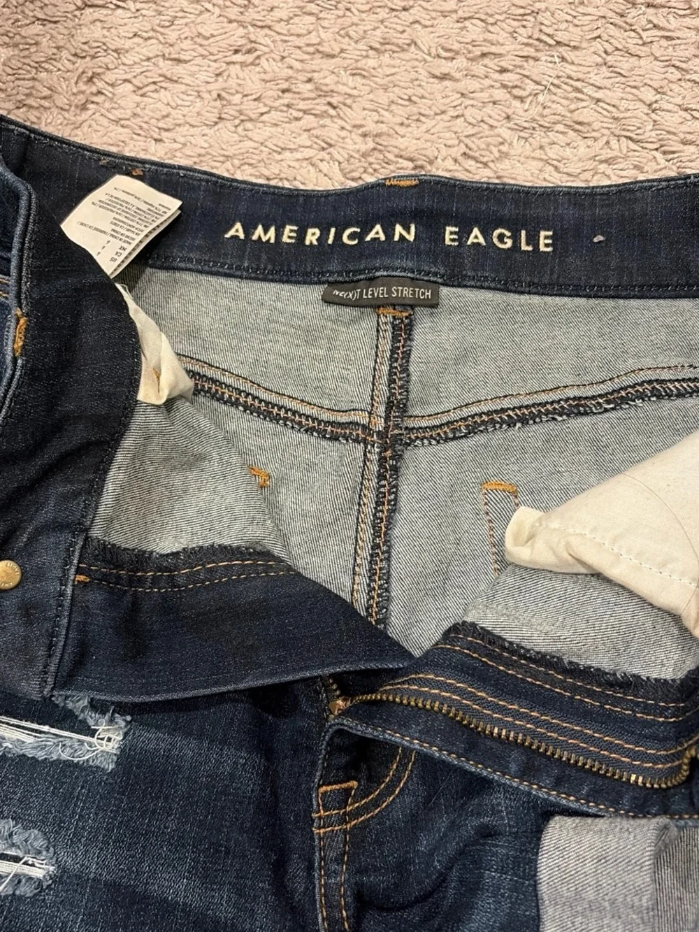 American Eagle denim mini shorts